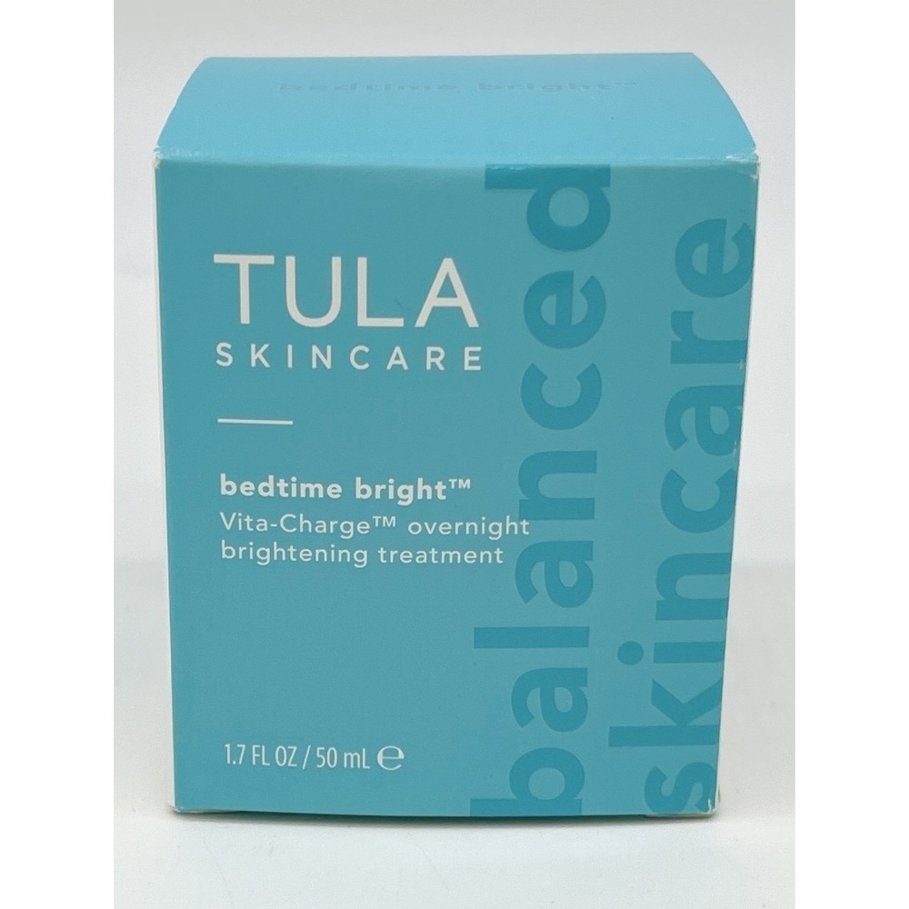 Tula Skincare Bedtime Bright Vita Charge Overnight Brightening Treatment 1.7oz